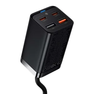 شارژر رومیزی 65 وات بیسوس مدل CCDK65E به همراه کابل تبدیل USB-C