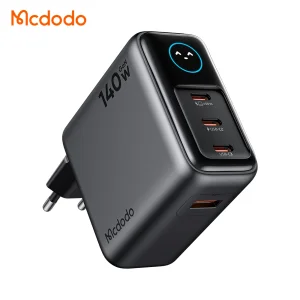 شارژر دیواری 140 وات 4 پورت مک دودو مدل CH-661 به همراه کابل USB-C