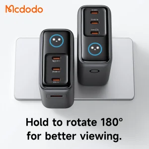 شارژر دیواری 140 وات 4 پورت مک دودو مدل CH-661 به همراه کابل USB-C
