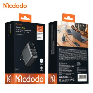 شارژر دیواری 140 وات 4 پورت مک دودو مدل CH-661 به همراه کابل USB-C