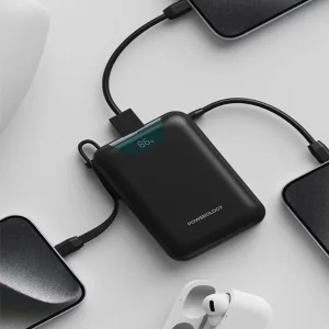 پاوربانک 22.5 وات پاورولوژی مدل york با ظرفیت 20000 ملی امپر به همراه کابل USB-C