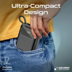 پاوربانک پرومیت مدل POWERPOD-20.BLK ظرفیت 20000 میلی‌آمپرساعت