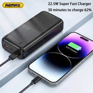 پاوربانک 22.5 وات ریمکس مدل FP-22 ظرفیت 30000 میلی آمپر ساعت