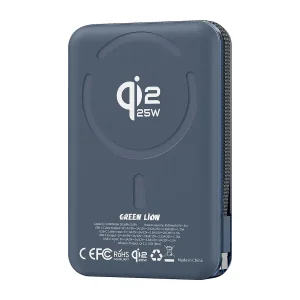 پاوربانک 35 وات گرین لاین مدل Wellington ظرفیت 100000 میلی‌آمپرساعت به همراه کابل USB-C