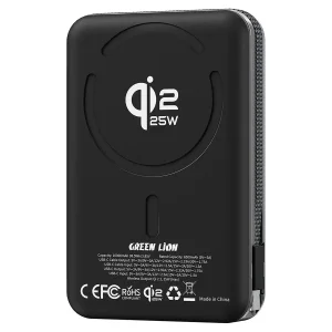 پاوربانک 35 وات گرین لاین مدل Wellington ظرفیت 100000 میلی‌آمپرساعت به همراه کابل USB-C