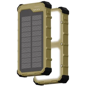 پاوربانک خورشیدی 22.5 وات پاورولوجی مدل SOLARA PPBCHA100KH ظرفیت 10000 میلی آمپر ساعت