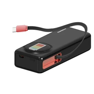 پاوربانک 45 وات پرودو مدل PBFCH072 ظرفیت 10000 میلی‌آمپرساعت به همراه کابل USB-C