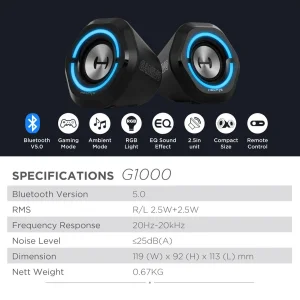 اسپیکر بلوتوثی ادیفایر مدل G1000