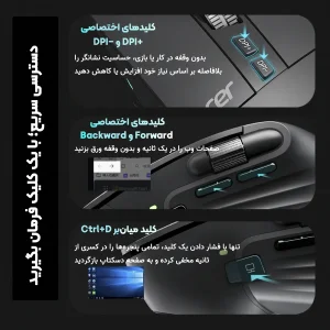 ماوس بی سیم ایسر مدل OMR612