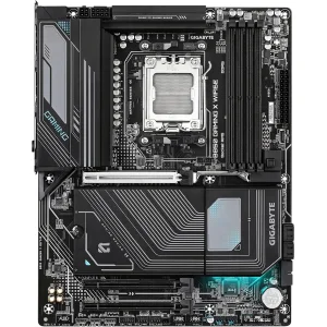 مادربرد گیگابایت مدل B850 Gaming X WiFi6E DDR5 Motherboard، فرم فاکتور ATX، سوکت AMD AM5، دارای چهار اسلات رم DDR5، دارای Wi-Fi 6E و بلوتوث داخلی، چیپست AMD B850