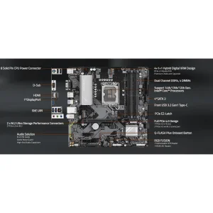 مادربرد گیگابایت مدل B760M D3HP DDR4