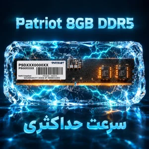 رم دسکتاپ DDR5 تک‌کاناله فرکانس 5200 مگاهرتز تایمینگ CL42 پتریوت مدل PSD-8GD5 ظرفیت 8 گیگابایت