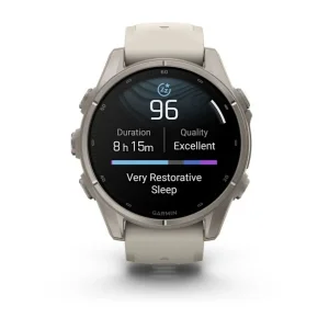 ساعت هوشمند 43 میلی‌متری گارمین مدل Fenix 9 با بند سیلیکونی، سازگار با آیفون و اندروید