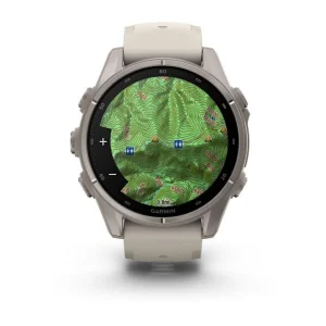 ساعت هوشمند 43 میلی‌متری گارمین مدل Fenix 9 با بند سیلیکونی، سازگار با آیفون و اندروید