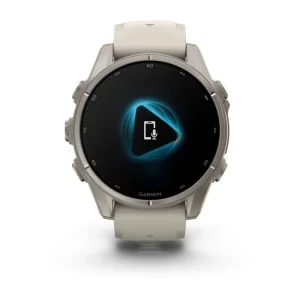 ساعت هوشمند 43 میلی‌متری گارمین مدل Fenix 9 با بند سیلیکونی، سازگار با آیفون و اندروید