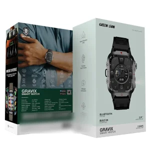 ساعت هوشمند 2.01 اینچی گرین لاین مدل GRAVIX GL-SWA43 با بند سیلیکونی