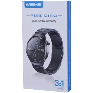 ساعت هوشمند صفحه نمایش ۴۸ میلیمتری ویسمی مدل x31 max بند سلیکونی