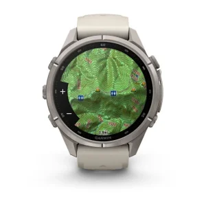ساعت هوشمند 43 میلی‌متری گارمین مدل Fenix 9 Pro با بند سیلیکونی، سازگار با گوشی‌های آیفون (iOS) و اندروید (Android) از طریق نرم‌افزار Garmin Connect و پشتیبانی از Garmin Messenger و Connect IQ