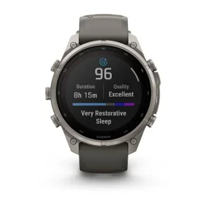 ساعت هوشمند 47 میلی‌متری گارمین مدل Fenix 9 Pro Solar با بند سیلیکونی، سازگار با گوشی‌های هوشمند اندروید و iOS، نسخه مجهز به تکنولوژی inReach