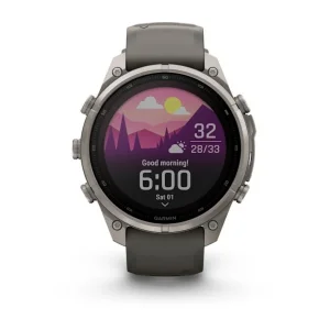 ساعت هوشمند 47 میلی‌متری گارمین مدل Fenix 9 Pro Solar با بند سیلیکونی، سازگار با گوشی‌های هوشمند اندروید و iOS، نسخه مجهز به تکنولوژی inReach