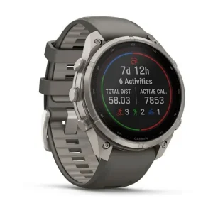ساعت هوشمند 47 میلی‌متری گارمین مدل Fenix 9 Pro Solar با بند سیلیکونی، سازگار با گوشی‌های هوشمند اندروید و iOS، نسخه مجهز به تکنولوژی inReach