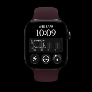 ساعت هوشمند 42 میلی‌متری اپل مدل Watch Series 12 Aluminum Case با بند سیلیکونی، سازگار با iOS 27 و بالاتر