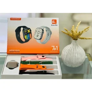 ساعت هوشمند 49 میلی‌متر کیکویر مدل KW83 Maxfi به همراه 7 بند سیلیکونی