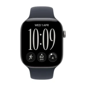 ساعت هوشمند 46 میلی‌متری اپل مدل Watch Series 12 Aluminum Case با بند سیلیکونی، سازگار با iOS