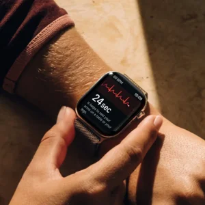 ساعت هوشمند 46 میلی‌متری اپل مدل Watch Series 12 Aluminum Case با بند سیلیکونی، سازگار با iOS