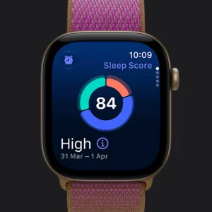 ساعت هوشمند 46 میلی‌متری اپل مدل Watch Series 12 Aluminum Case با بند سیلیکونی، سازگار با iOS