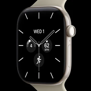 ساعت هوشمند 46 میلی‌متری اپل مدل Watch Series 12 Aluminum Case با بند سیلیکونی، سازگار با iOS