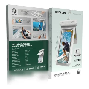 کیف گرین لاین مدل ضد آب کد Aqua Duo Pounch مناسب برای گوشی موبایل تا سایز ۷.۲ اینچ