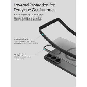 کاور اپیکوی مدل NillSkin Frosted Pro Trans Mag مناسب برای گوشی موبایل سامسونگ Galaxy S26 FE
