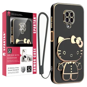 کاور اسپارتان مدل Kitty مناسب برای گوشی موبایل شیائومی Redmi Note 9 Pro / Note 9sبه همراه بند نگهدارنده