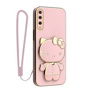 کاور گاردتک آساک مدل Kitty Strap مناسب برای گوشی موبایل شیائومی Mi A3 به همراه بندآویز
