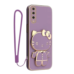 کاور گاردتک آساک مدل Kitty Strap مناسب برای گوشی موبایل شیائومی Mi A3 به همراه بندآویز