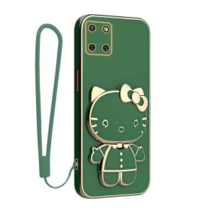 کاور گاردتک آساک مدل Kitty Strap مناسب برای گوشی موبایل سامسونگ Galaxy Note 10 Lite به همراه بندآویز