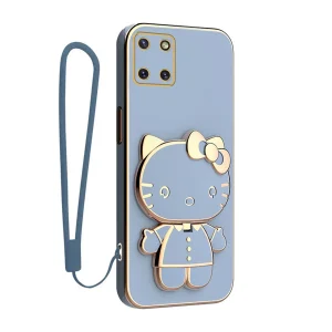 کاور گاردتک آساک مدل Kitty Strap مناسب برای گوشی موبایل سامسونگ Galaxy Note 10 Lite به همراه بندآویز