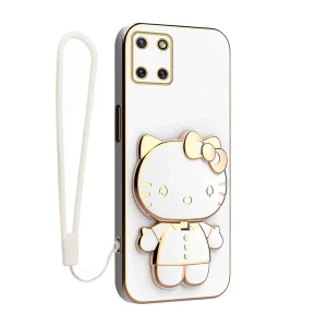 کاور گاردتک آساک مدل Kitty Strap مناسب برای گوشی موبایل سامسونگ Galaxy Note 10 Lite به همراه بندآویز