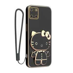 کاور گاردتک آساک مدل Kitty Strap مناسب برای گوشی موبایل سامسونگ Galaxy Note 10 Lite به همراه بندآویز