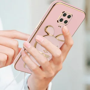 کاور اسپارتان مدل Bunny مناسب برای گوشی موبایل شیائومی Redmi Note 9 Pro / Note 9s به همراه بند نگهدارنده