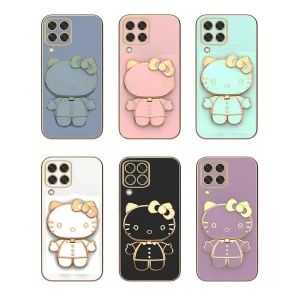 کاور گاردتک آساک مدل Kitty Strap مناسب برای گوشی موبایل هوآوی Nova 7i/ P40 Lite/ Nova 6se به همراه بندآویز