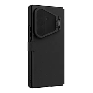 کیف کلاسوری مگنتی نیلکین مدل Qin Prop Silicone Leather مناسب برای گوشی موبایل سامسونگ Galaxy Z Fold 8 Ultra