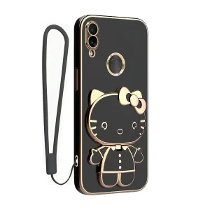 کاور اسپارتان مدل Kitty مناسب برای گوشی موبایل سامسونگ Galaxy A10s به همراه بند نگهدارنده