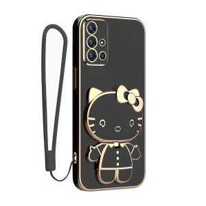 کاور اسپارتان مدل Kitty مناسب برای گوشی موبایل سامسونگ Galaxy A31 به همراه بند نگهدارنده