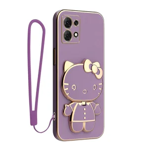 کاور اسپارتان مدل Kitty Strap مناسب برای گوشی موبایل شیائومی Redmi Note 14s به همراه بندآویز
