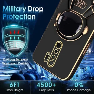 کاور گاردتک اساک مدل Astronaut Strap مناسب برای گوشی موبایل شیائومی Redmi 9 / Redmi 9 Prime به همراه بندآویز
