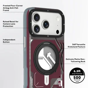 کاور یانگ کیت مدل Cyberpunk 360° مناسب برای گوشی موبایل اپل iphone 18 promax /17 promax