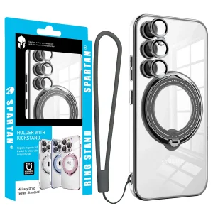 کاور اسپارتان مدل Ring Stand Strap مناسب برای گوشی موبایل سامسونگ  Galaxy A25 به همراه بند