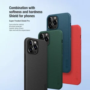کاور نیلکین مدل Super Frosted Shield Pro مناسب برای گوشی موبایل اپل IPhone 13 Pro Max